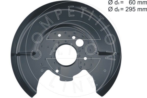 Spritzblech, Bremsscheibe Hinterachse links AIC 56951 von AIC