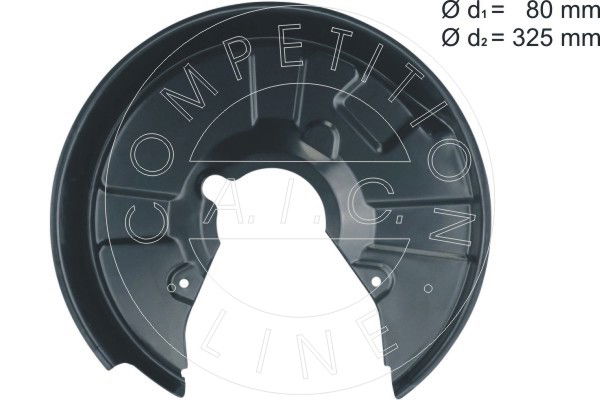 Spritzblech, Bremsscheibe Hinterachse links AIC 57066 von AIC
