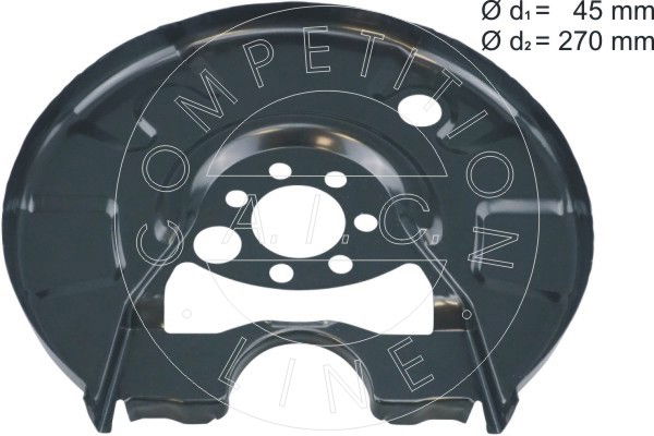 Spritzblech, Bremsscheibe Hinterachse links AIC 57601 von AIC