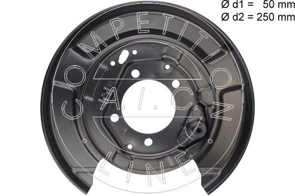 Spritzblech, Bremsscheibe Hinterachse links AIC 58906 von AIC