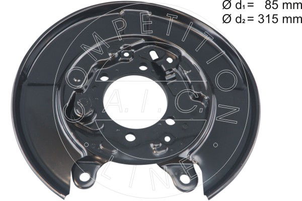 Spritzblech, Bremsscheibe Hinterachse rechts AIC 58271 von AIC