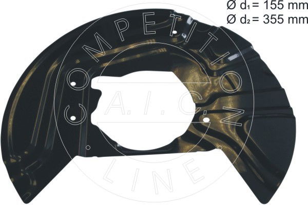 Spritzblech, Bremsscheibe Vorderachse links AIC 55908 von AIC