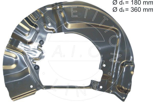 Spritzblech, Bremsscheibe Vorderachse rechts AIC 55503 von AIC