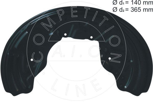 Spritzblech, Bremsscheibe Vorderachse rechts AIC 56316 von AIC