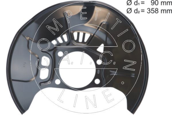 Spritzblech, Bremsscheibe Vorderachse rechts AIC 58812 von AIC
