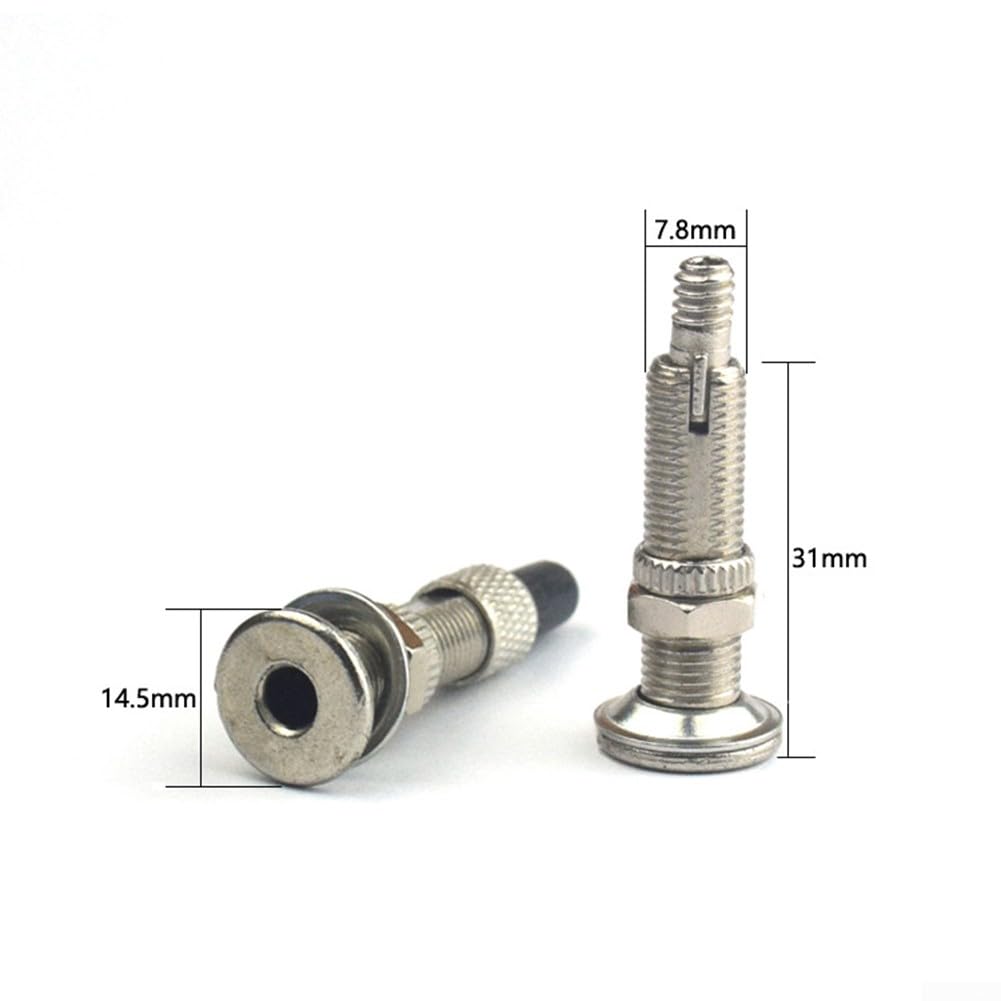 4 x Schlauch-Ventildüse für schlauchlose Ventile, Fahrrad-Dunlopventil, Holzventil, englisches Ventil von AIDNTBEO