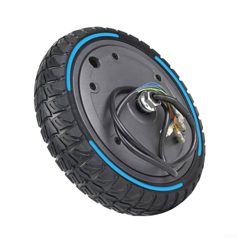 AIDNTBEO Motorrad für Xiaomi M365 Elektroroller, 36 V, 350 W, Vollgummi-Design (blau) von AIDNTBEO