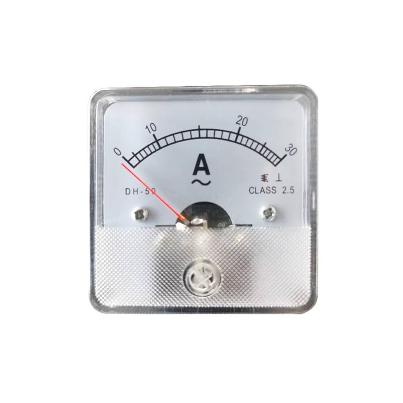 1 Stücke DH-50-A 20A 30A AC Direkt Analog Meter Panel Gauge AC AMP Strom Meter 50 * 50MM Amperimetros Pointer(AC20A) von AIDUFUOD