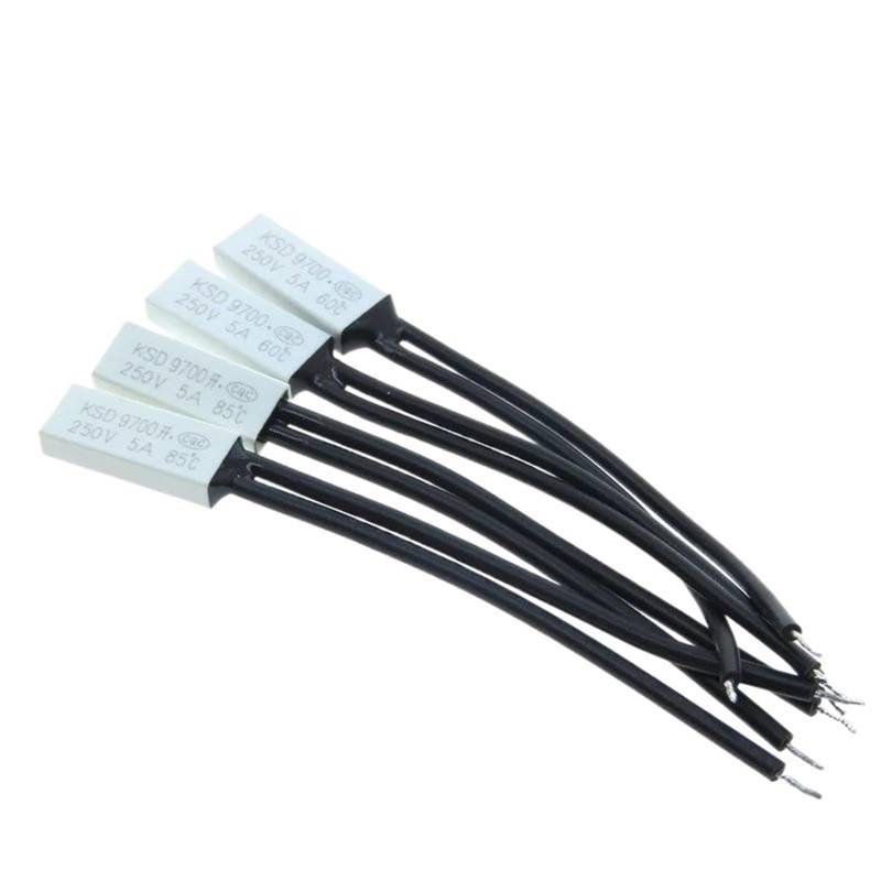 4 Stücke KSD9700 250 V 5A Temperaturschalter Thermische Kontrolle 40 45 50 55 60 65 70 75 80 85 90 95 100 105 110 120 125 Grad(90C,4 PIECES_PLASTIC 5A NO) von AIDUFUOD