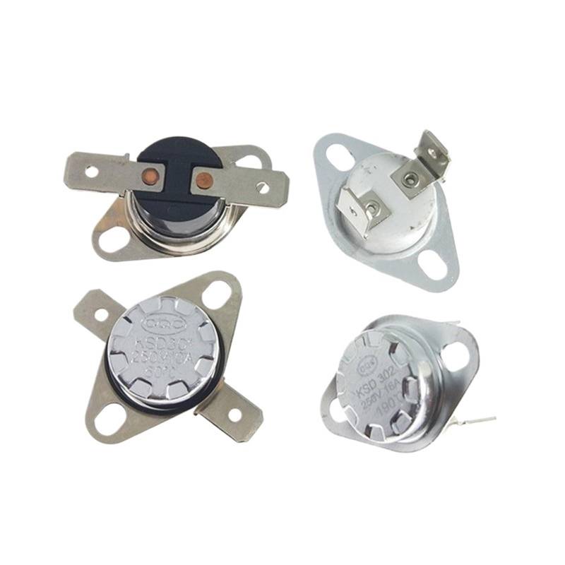 KSD301-10A-NO 40-300 Grad 10A 250 V Normalerweise geschlossener offener Temperaturschalter Thermostat 45 °C 75 °C 85 °C 90 °C 135 °C 220 °C 300 °C 1 Stück(180C) von AIDUFUOD