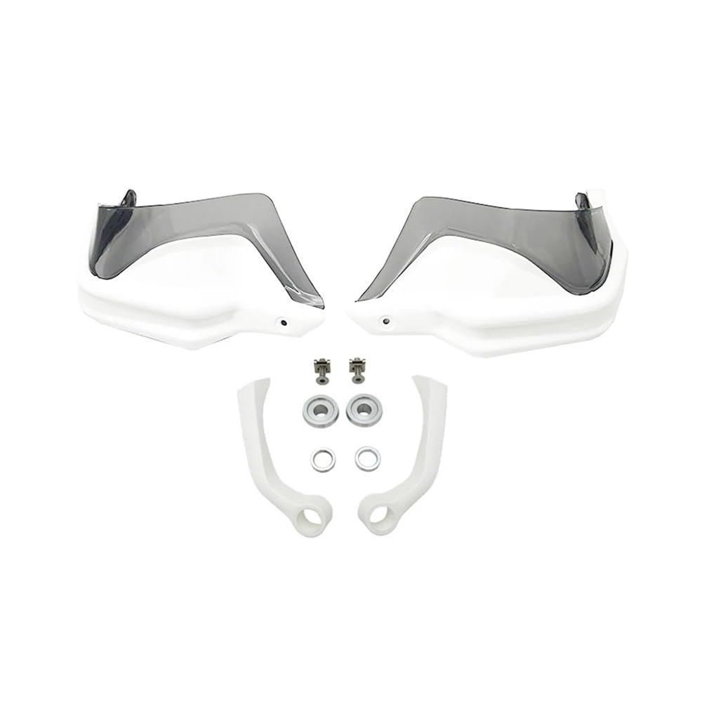 AIERDEYP Motorrad Handschützer Carbon Motorrad Handschutz Hand Schild Schutz Für BM&W Für F800GS ADV Für F800 GS Für F 800GS Abenteuer 2013-2022(White Grey Set) von AIERDEYP