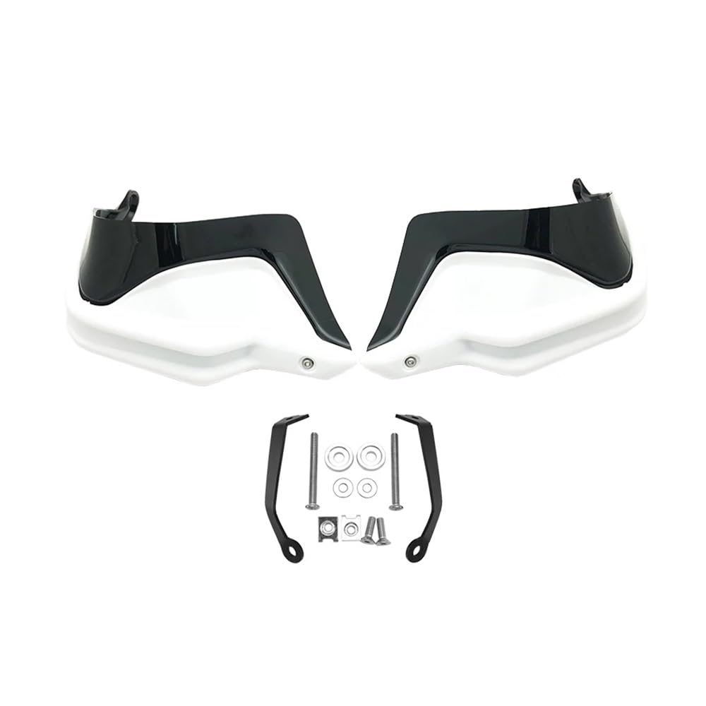 AIERDEYP Motorrad Handschützer Dedizierter Handschutz Für Motorrad Für CFM&OTO Für 800 MT Für 800 MT 2021 2022 Lenkerschutz Windschutzscheibe(White Black Set) von AIERDEYP