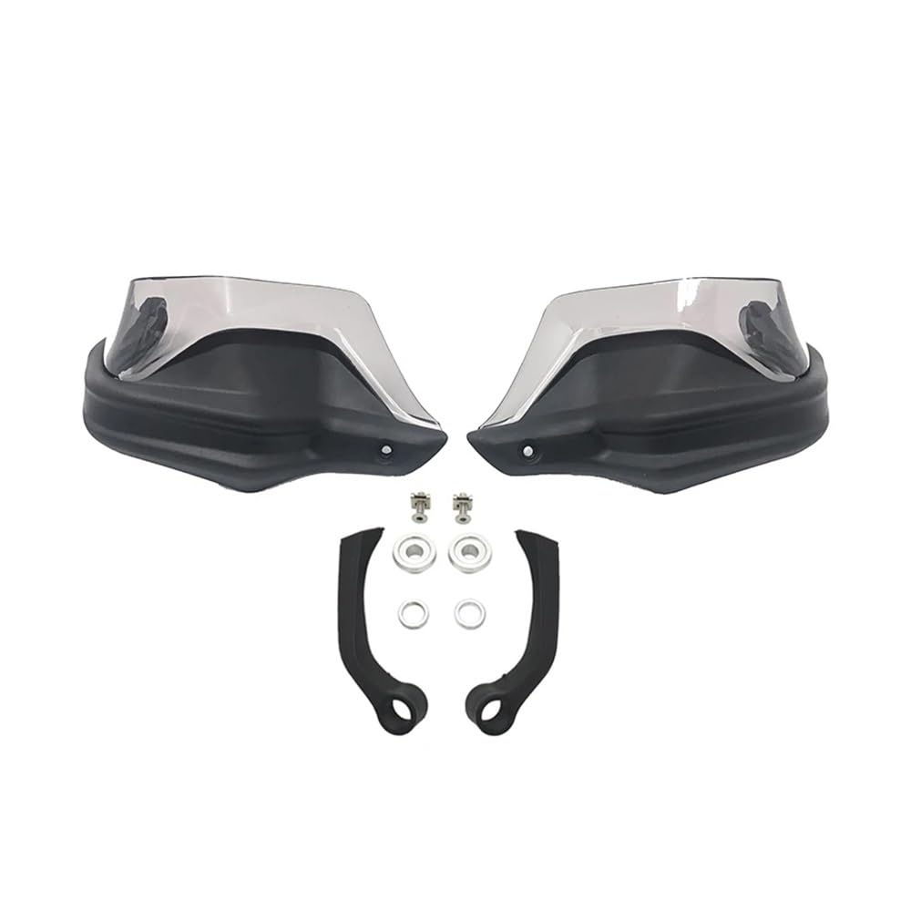 AIERDEYP Motorrad Handschützer Für BM&W Für R1200GS LC Für F800GS Für F850GS Für F900R Für S1000XR Für R1250GS Handschutz Schild Handschutz Schutz Windschutzscheibe Motorrad(Black Grey Set) von AIERDEYP