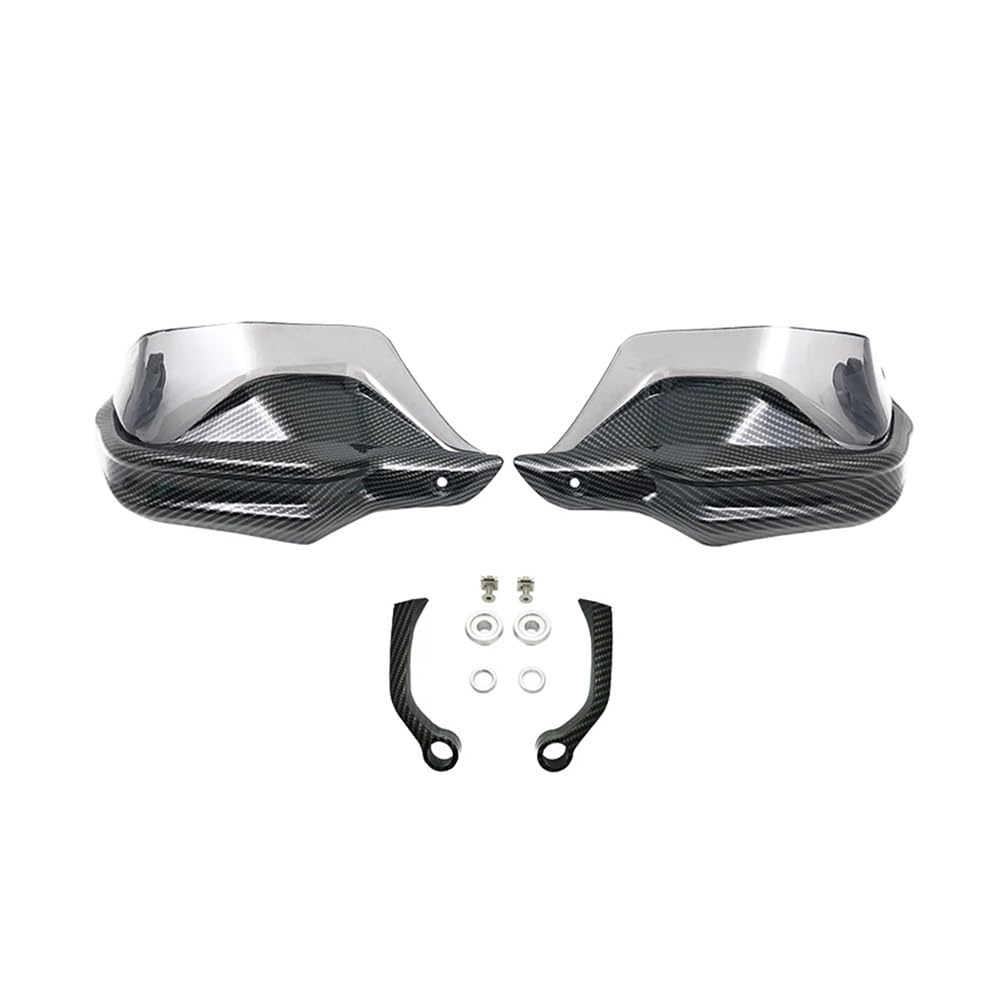 AIERDEYP Motorrad Handschützer Für BM&W Für R1200GS LC Für F800GS Für F850GS Für F900R Für S1000XR Für R1250GS Handschutz Schild Handschutz Schutz Windschutzscheibe Motorrad(Carbon Grey Set) von AIERDEYP