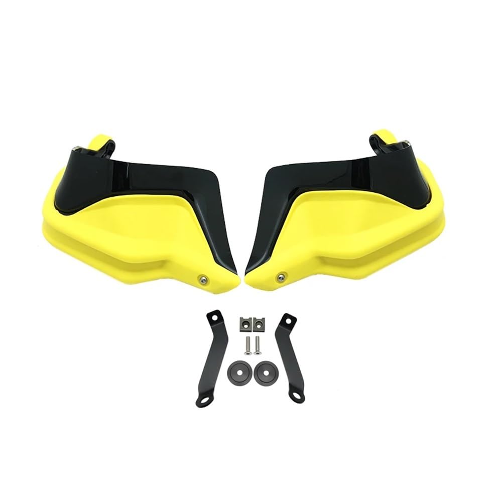 AIERDEYP Motorrad Handschützer Für Hon┐da Für CB400F Für CB 400X Für CB 400F 2021 Motorrad Handschutz Hand Crash Bar Protector Lenker Griff Hand Schutz(Yellow Black Set) von AIERDEYP