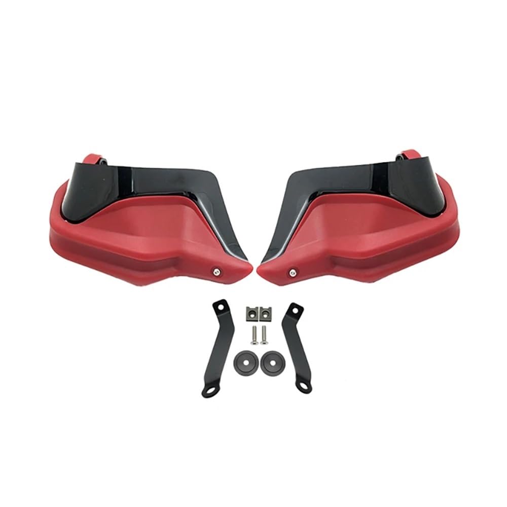 AIERDEYP Motorrad Handschützer Für Hon┐da Für CB500X Für CB500F 2013-2023 Griff Bar Hand Schutz Handprotektoren Schutz Bremse Kupplung Protector Wind Schild(Red Black Set) von AIERDEYP