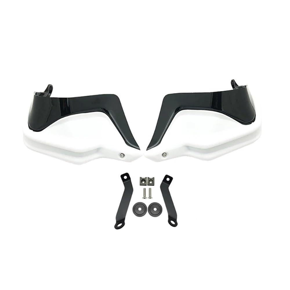 AIERDEYP Motorrad Handschützer Für Hon┐da Für CB500X Für CB500F 2013-2023 Griff Bar Hand Schutz Handprotektoren Schutz Bremse Kupplung Protector Wind Schild(White Black Set) von AIERDEYP