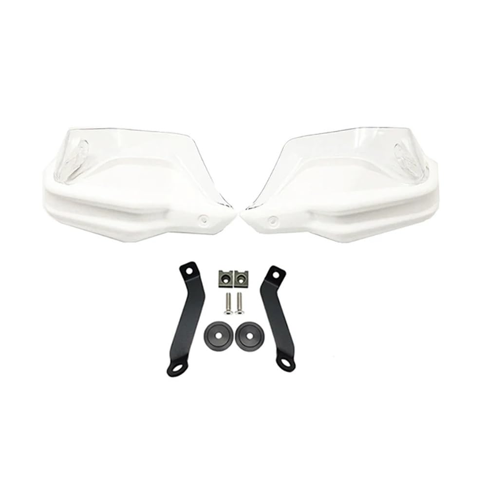 AIERDEYP Motorrad Handschützer Für Hon┐da Für CB500X Für CB500F 2013-2023 Griff Bar Hand Schutz Handprotektoren Schutz Bremse Kupplung Protector Wind Schild(White Clear Set) von AIERDEYP