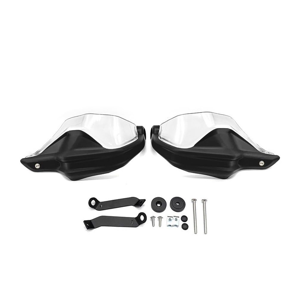 AIERDEYP Motorrad Handschützer Für Hon┐da Für CB650F Für CB 650F Für CB650R Für CB 650R 2014-2021 Carbon Look Motorrad Handschutz Schild Hand Schutz Protecto(Black Clear Set) von AIERDEYP