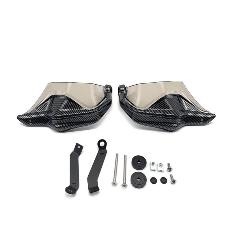 AIERDEYP Motorrad Handschützer Für Hon┐da Für CB650F Für CB 650F Für CB650R Für CB 650R 2014-2021 Carbon Look Motorrad Handschutz Schild Hand Schutz Protecto(Carbon Green Set) von AIERDEYP