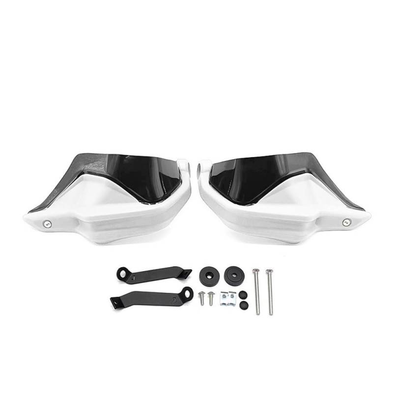 AIERDEYP Motorrad Handschützer Für Hon┐da Für CB650F Für CB 650F Für CB650R Für CB 650R 2014-2021 Carbon Look Motorrad Handschutz Schild Hand Schutz Protecto(White Black Set) von AIERDEYP