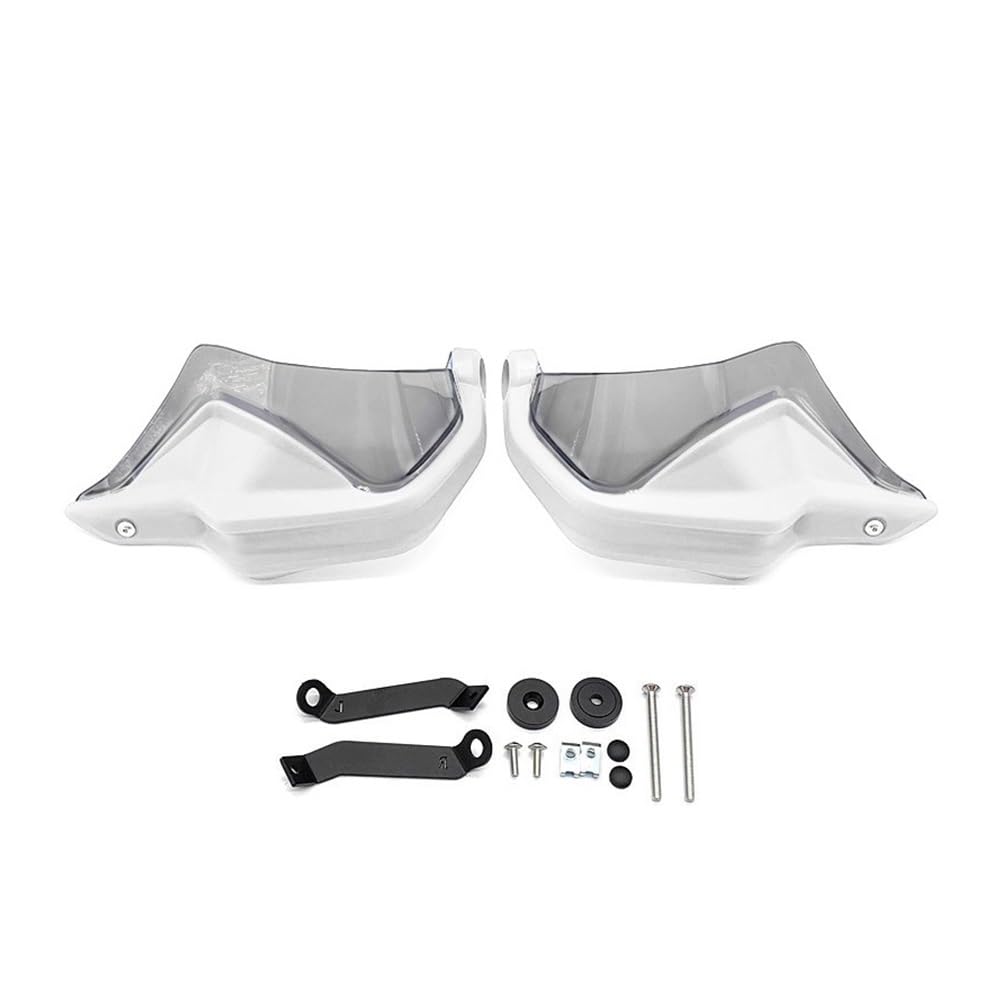 AIERDEYP Motorrad Handschützer Für Hon┐da Für CB650F Für CB 650F Für CB650R Für CB 650R 2014-2021 Carbon Look Motorrad Handschutz Schild Hand Schutz Protecto(White Grey Set) von AIERDEYP