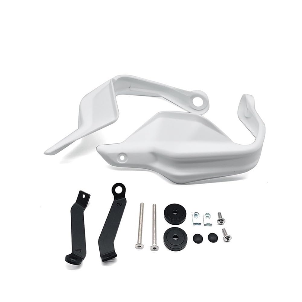 AIERDEYP Motorrad Handschützer Für Hon┐da Für CB650F Für CB 650F Für CB650R Für CB 650R 2014-2021 Carbon Look Motorrad Handschutz Schild Hand Schutz Protecto(White Handguard) von AIERDEYP