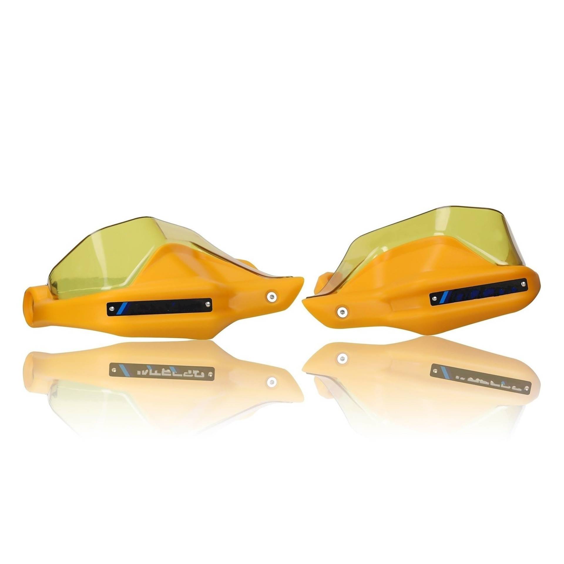 AIERDEYP Motorrad Handschützer Für Hon┐da Für Integra 700 Für INTEGRA700 Schutz Motorrad Handprotektoren Lenker Wachen Windschutzscheibe(Yellow and Yellow) von AIERDEYP