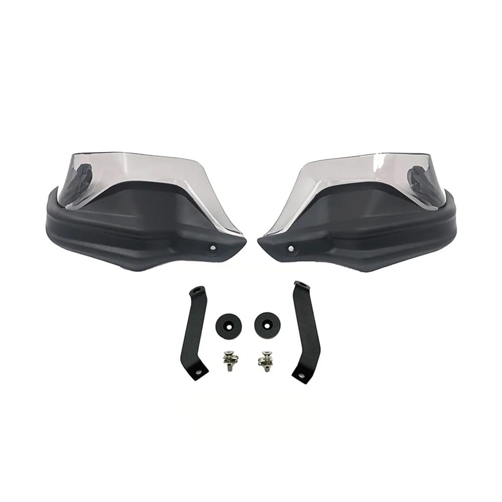 AIERDEYP Motorrad Handschützer Für Hon┐da Für NC 750X DCT Für NC750S Für NC700X 2013-2022 Carbon Look Handprotektoren Schild Guards Windschutzscheibe Hand Wind Schutz(Black Grey Set) von AIERDEYP