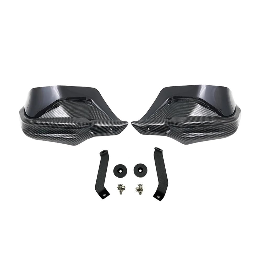 AIERDEYP Motorrad Handschützer Für Hon┐da Für NC 750X DCT Für NC750S Für NC700X 2013-2022 Carbon Look Handprotektoren Schild Guards Windschutzscheibe Hand Wind Schutz(Carbon-Black) von AIERDEYP