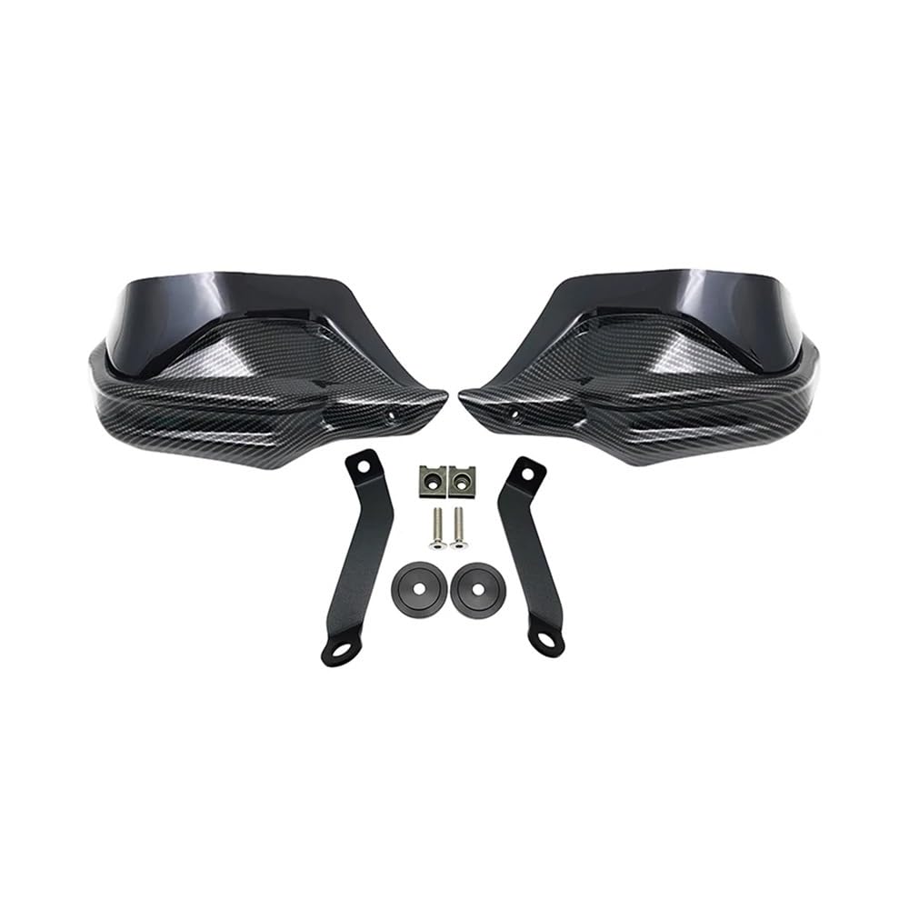 AIERDEYP Motorrad Handschützer Für Hon┐da Für NC750D Für NC750 D Für Integra750 Für NC750 Motorrad Handschutz Hand Schutz Wind Schild Hand Guards Abdeckung(Carbon Black Set) von AIERDEYP