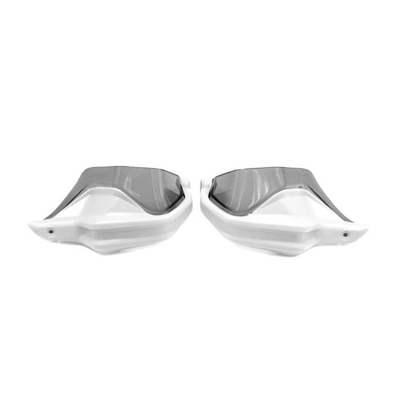 AIERDEYP Motorrad Handschützer Für Hon┐da Für NT1100 Für NT 1100 2021 2022 2023 Motorrad Hand Guards Bremse Kupplung Hebel Schutz Handschutz Schild Windschutzscheibe(White Grey Set) von AIERDEYP