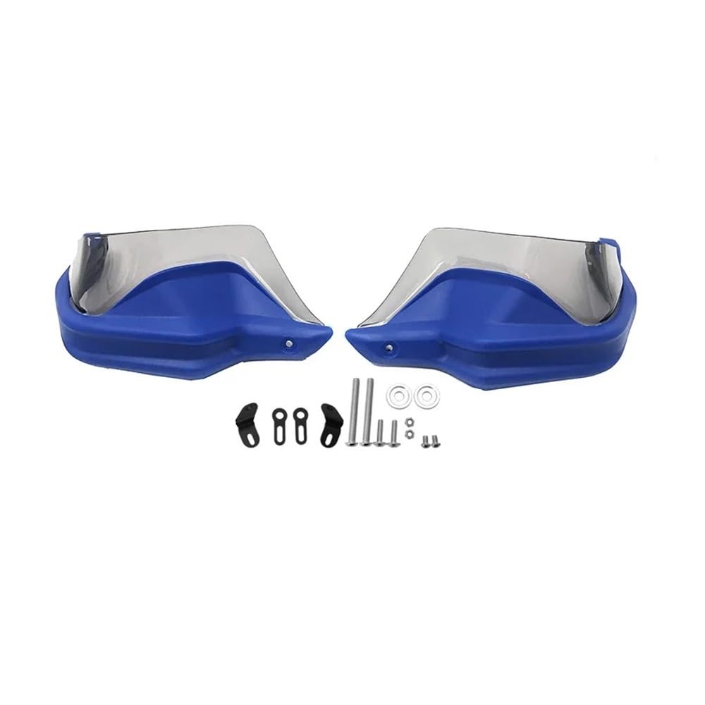 AIERDEYP Motorrad Handschützer Für KYM&CO Für Xciting S400 S350 S250 Für RKS150 Für CT250 Für CT300 Motorrad Hand Guards Lenker Schutz Schild(Blue Grey Set) von AIERDEYP