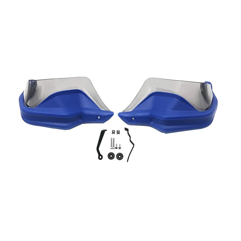 AIERDEYP Motorrad Handschützer Für Voge Für Valico 525 Für DS525X Für DSX 525 2023 2024 Handschutz Motorrad Handprotektoren Lenker Wachen Windschutzscheibe(Blue Grey Set) von AIERDEYP