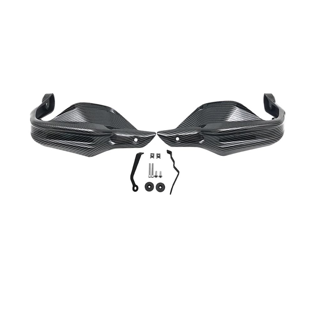 AIERDEYP Motorrad Handschützer Für Voge Valico Für DS525X Für 525DSX Für DSX525 Für DSX 525 2023 2024 Motorrad Handprotektoren Schild Guards Windschutzscheibe Hand Wind Schutz(Handguard Carbon) von AIERDEYP