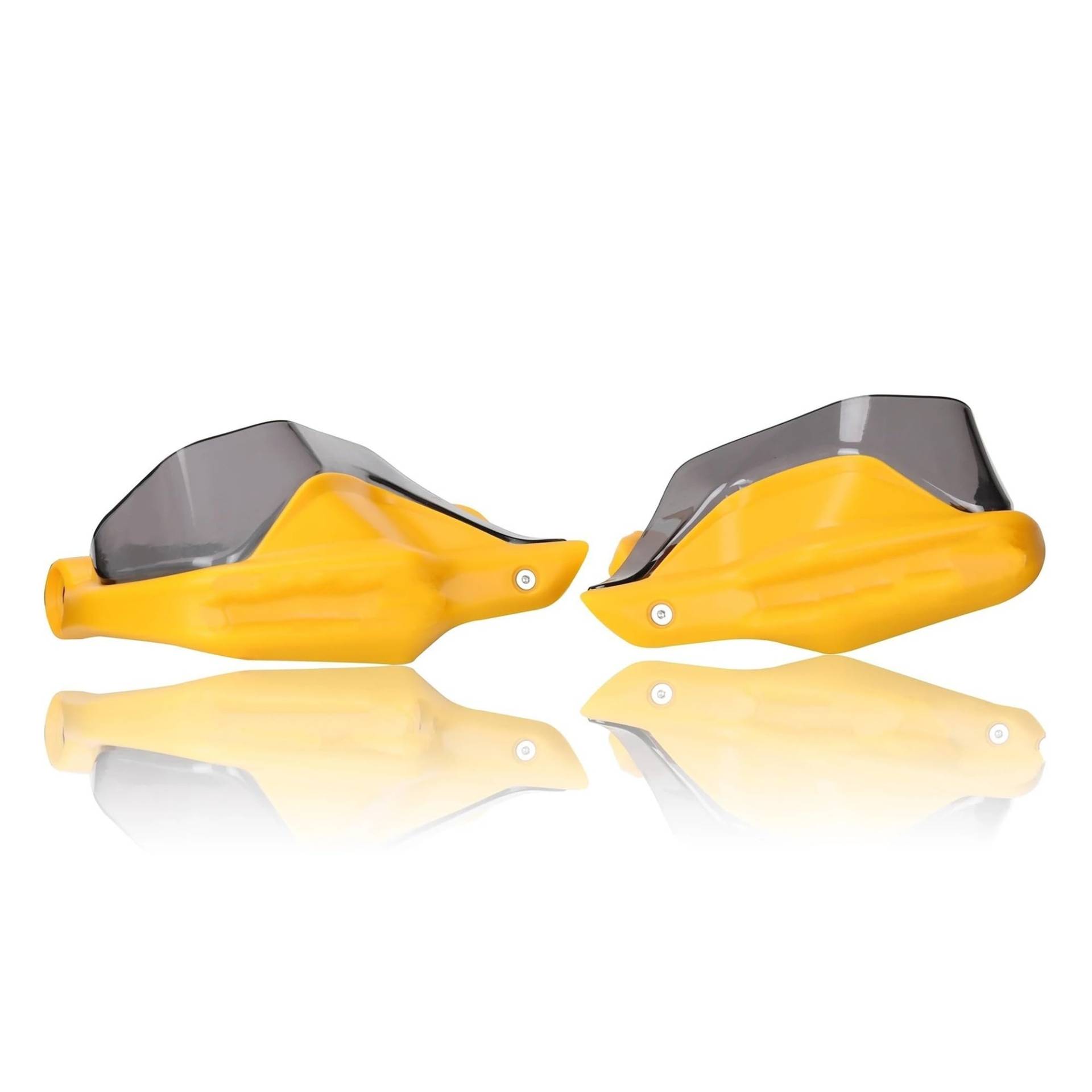 AIERDEYP Motorrad Handschützer Gewidmet Motorrad Handprotektoren Lenker Wachen Windschutzscheibe Für Hon┐da Für Silver Wing Für GT 400 600 Für GT400 GT600(Yellow and Gray) von AIERDEYP