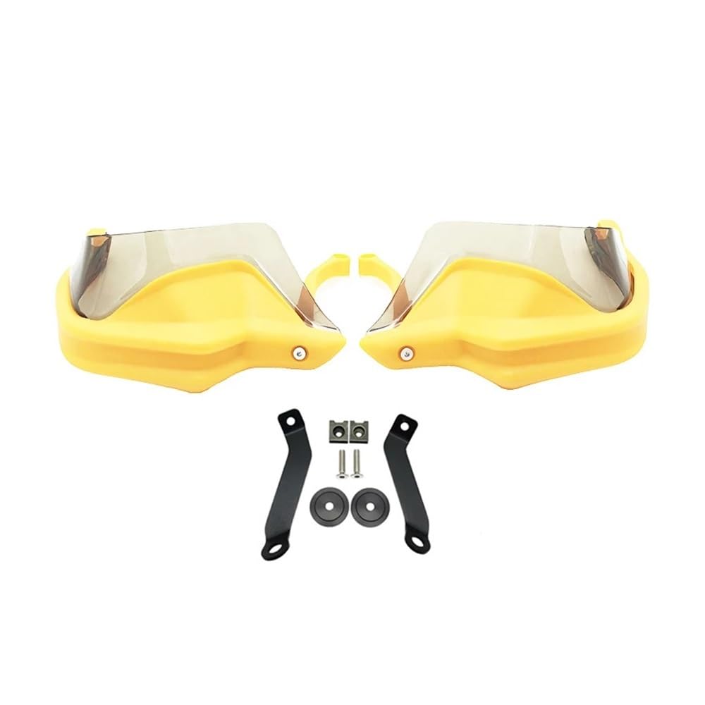 AIERDEYP Motorrad Handschützer Handprotektoren Schild Wachen Windschutzscheibe Hand Wind Schutz Für Hon┐da Für NC750 X DCT Für NC750S Für NC 750 X 2013-2022(Yellow Green Set) von AIERDEYP