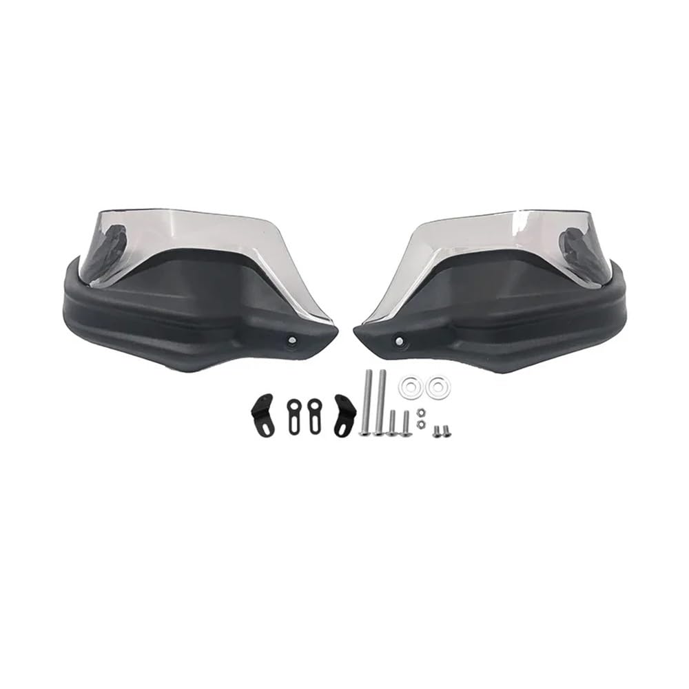 AIERDEYP Motorrad Handschützer Motorrad Handprotektoren Lenker Wachen Windschutzscheibe Handschutz Für KYM&CO Für Xciting S400 S350 S250 Für RKS150 Für CT250 Für CT300(Black Grey Set) von AIERDEYP