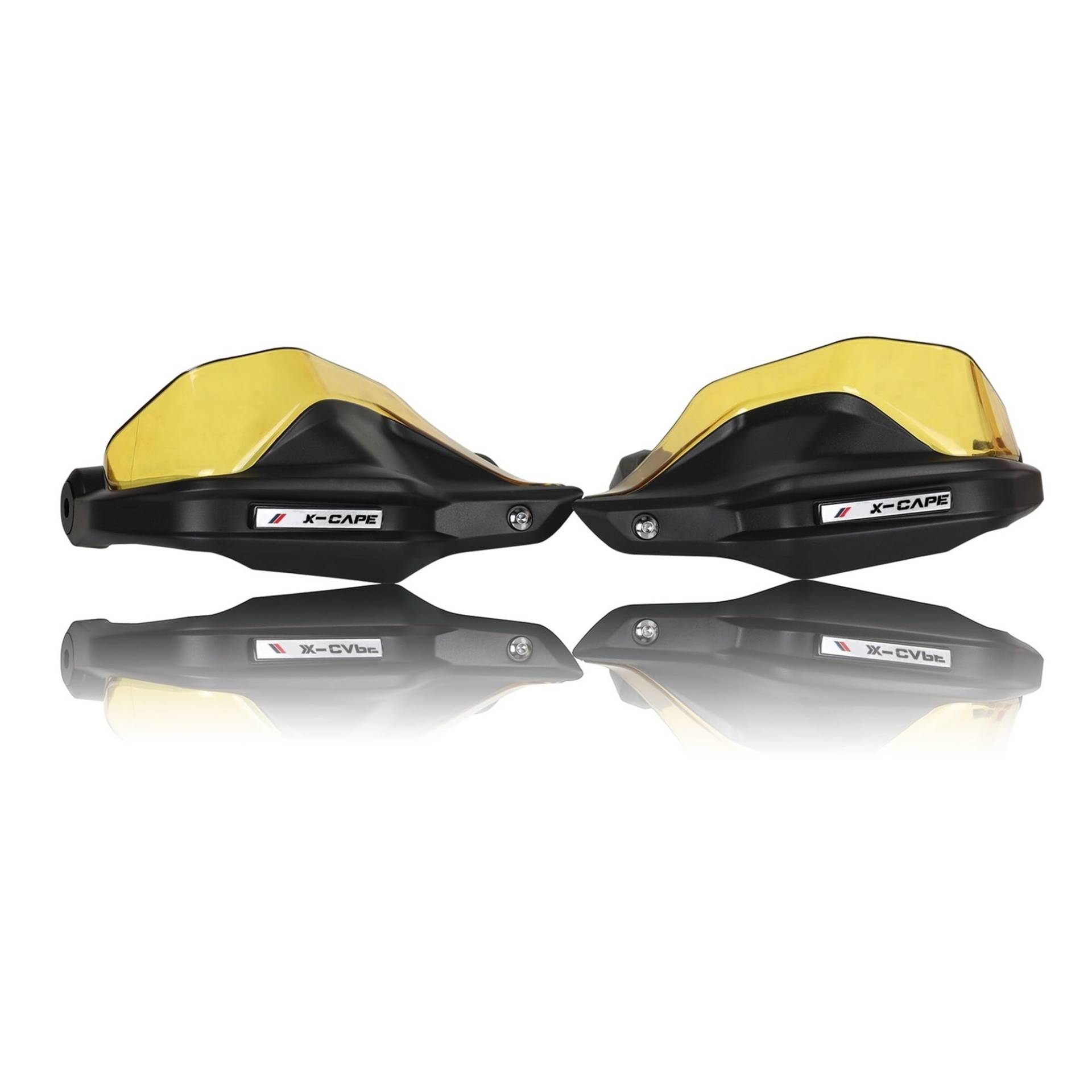 AIERDEYP Motorrad Handschützer Motorrad Handschutz Lenker Schutz Windschutzscheibe Für Morini Für X Cape650 Für X-Cape 650(New Yellow 1set) von AIERDEYP