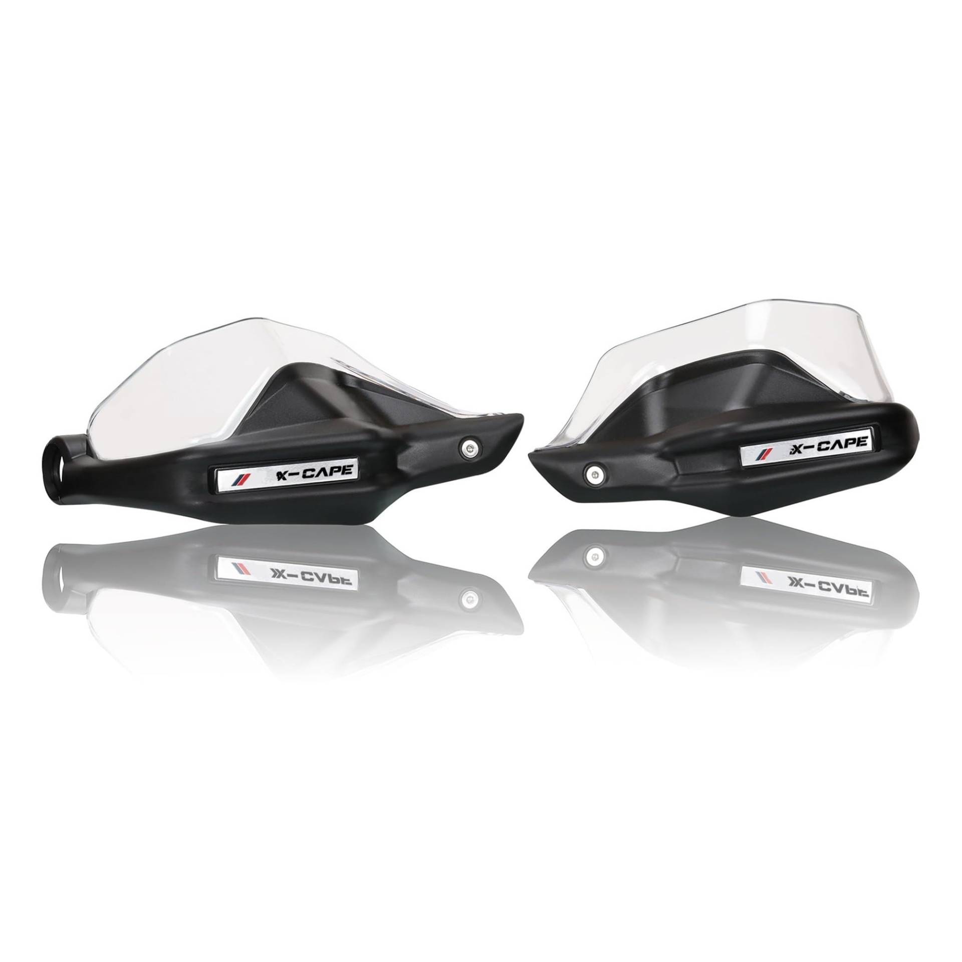 AIERDEYP Motorrad Handschützer Motorrad Handschutz Lenker Schutz Windschutzscheibe Für Morini Für X Cape650 Für X-Cape 650(Transparent) von AIERDEYP