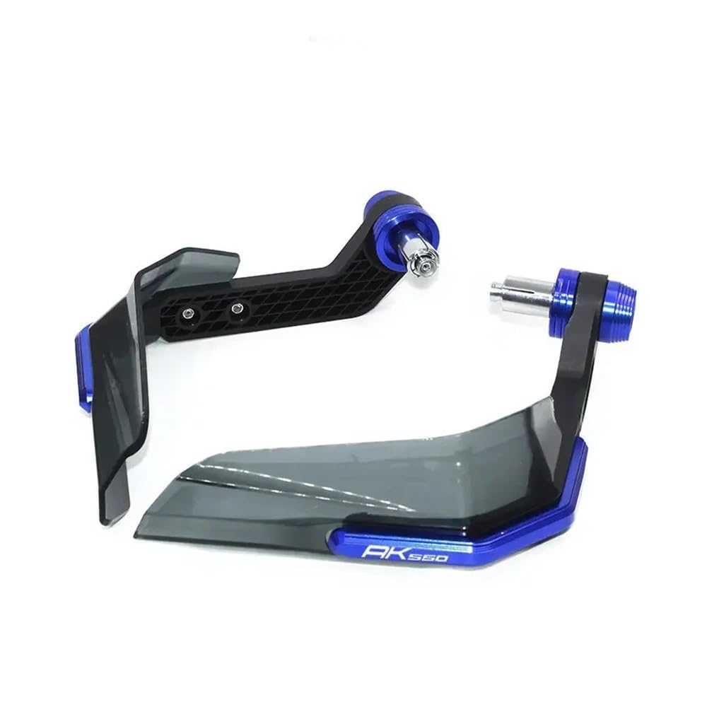 AIERDEYP Motorrad Handschützer Motorrad-Lenkergriffe Schutz Bremskupplungshebel Schutzfolie Für KYM&CO Für AK550 Für AK 550 2017-2021 7/8" 22mm(Blue) von AIERDEYP