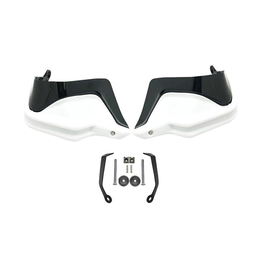 AIERDEYP Motorrad Handschützer Windabweiser Schild Handschützer Handprotektoren Schutz Für VOGE Für 650 DS Für 500 DS Für 500R Für 300DS Motorrad(White Black Set) von AIERDEYP