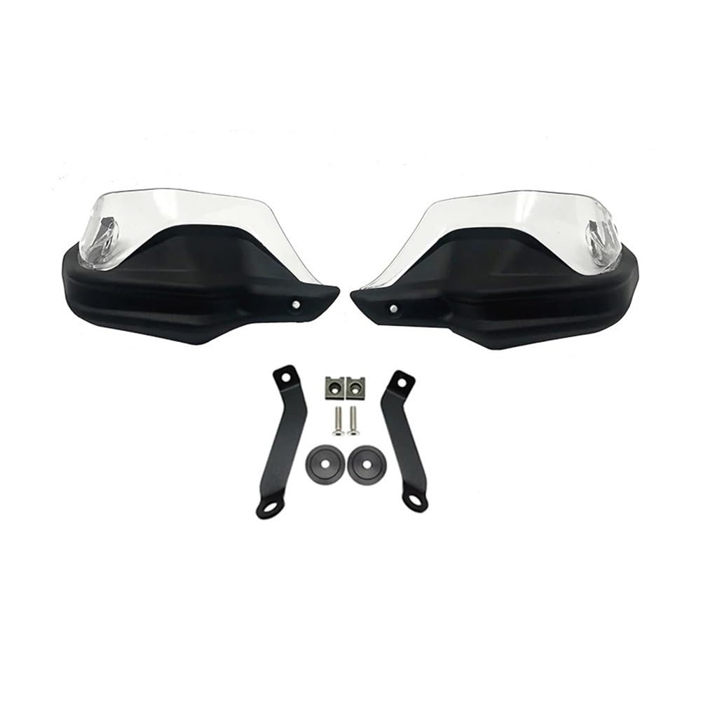 AIERDEYP Motorrad Handschützer Windabweiser-Schild Handschutz Handschutz Für Hon┐da Für NC750 X DCT Für NC750S Für NC 750 X 2013–2022(Black Clear Set) von AIERDEYP