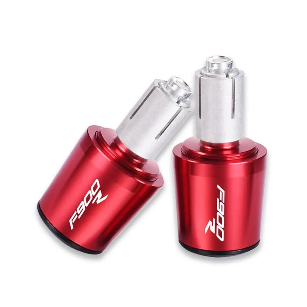 AIERDEYP Motorrad-Lenkerstecker Für F900R Für F 900 R 2009-2016 2017 2018 2019 2020 Motorrad CNC-Lenker Lenkergriffe Kappe Endgriff Steckerkappe(Red) von AIERDEYP