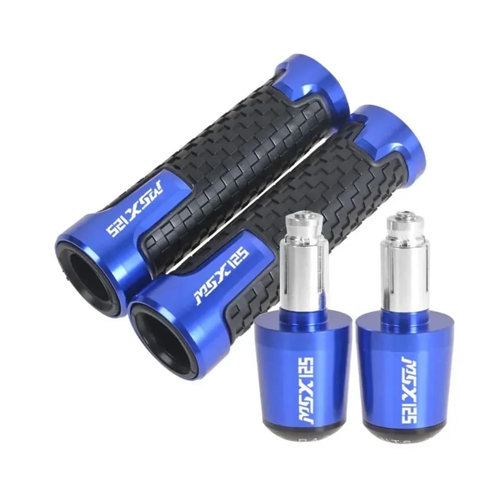 AIERDEYP Motorrad-Lenkerstecker Für Hon┐da Für Grom Für MSX 125 2014 2015 2016 2017 2018 Motorrad 7/8 "22mm Lenkergriffe Enden Roller Lenkergriff Ende(Blue) von AIERDEYP