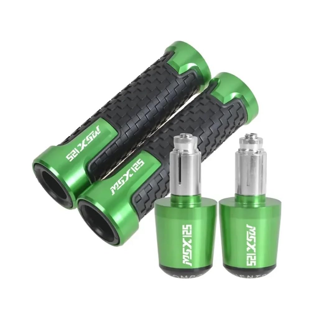 AIERDEYP Motorrad-Lenkerstecker Für Hon┐da Für Grom Für MSX 125 2014 2015 2016 2017 2018 Motorrad 7/8 "22mm Lenkergriffe Enden Roller Lenkergriff Ende(Green) von AIERDEYP