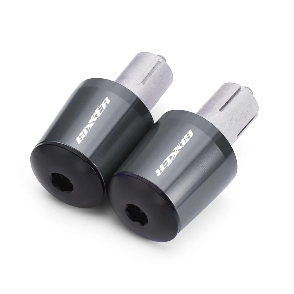 AIERDEYP Motorrad-Lenkerstecker Motorrad Lenkerendgewicht Lenkergriffe Anti-Vibration Silder Plug Für Suzu&ki Für GIXXER 150 155 250 150SF 250SF(Titanium) von AIERDEYP