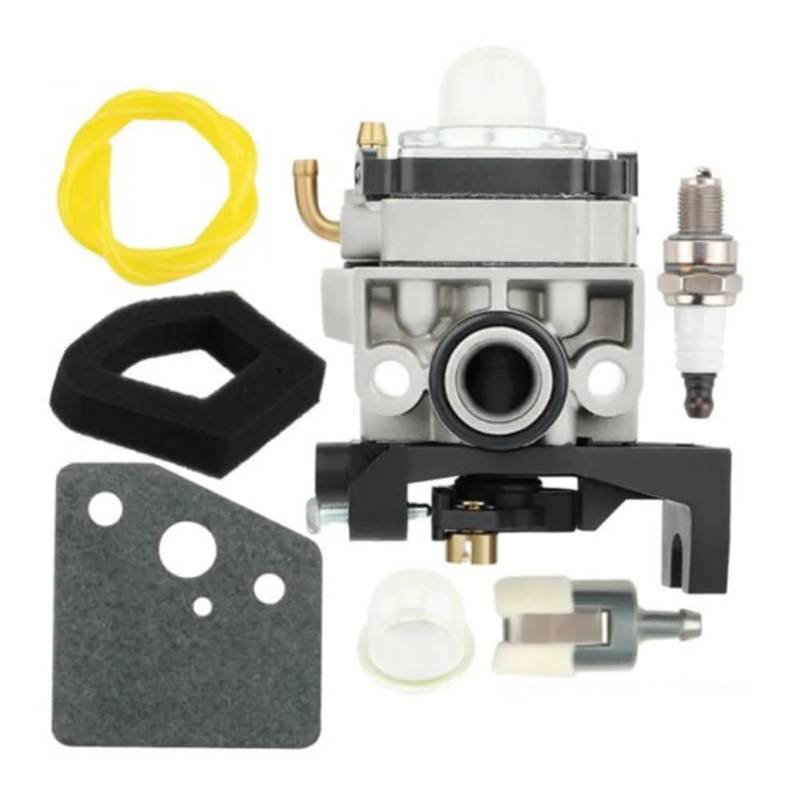 AIERDEYP Motorrad Vergaser Vergaser Für Hon┐da Für GX35 Für HHT35 Für HHT35S Gras Strimmer Zündkerze Kraftstoff Linie Primer Luftfilter Vergaser Kit von AIERDEYP