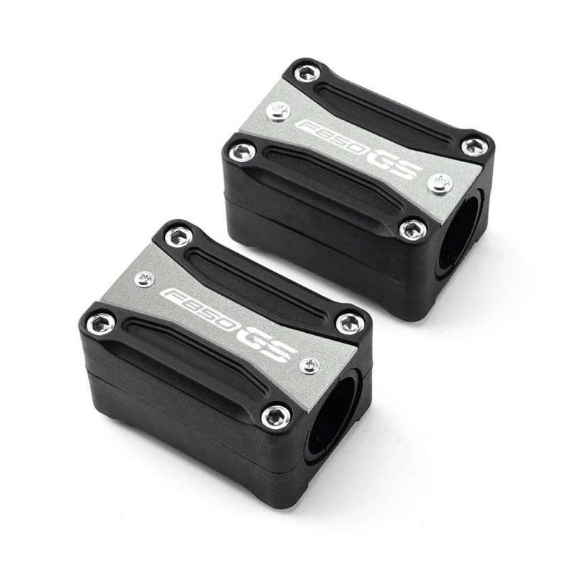 AIERDEYP Motorräder Fallschutz Slider Für BM&W Für F850GS Für F 850GS Für F850 GS Motorrad Motor Schutz Schutz Stoßstange Dekorative Block(Titanium) von AIERDEYP