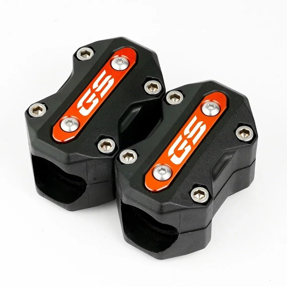 AIERDEYP Motorräder Fallschutz Slider Für BM&W Für F850GS Für F750GS Für F 650 GS Motorrad Stoßfänger Schutz Block Motor Schutz Abdeckung(Orange) von AIERDEYP